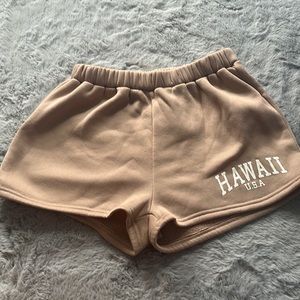 tan Hawaii shorts new not worn